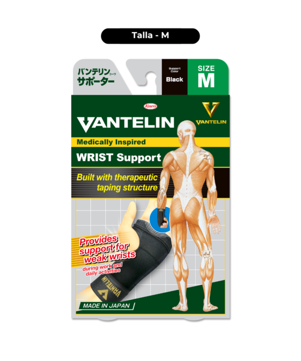 Imagen del Packaging de Muñequera Vantelin talla M