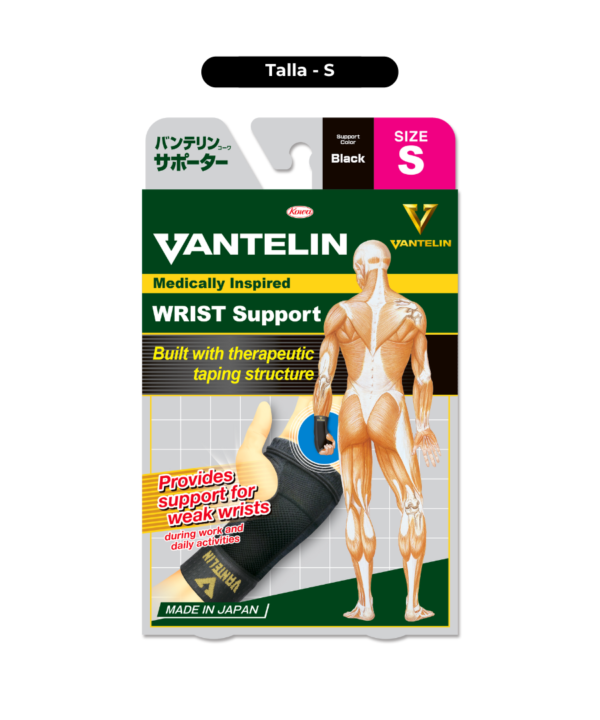 Imagen del Packaging de Muñequera Vantelin talla S