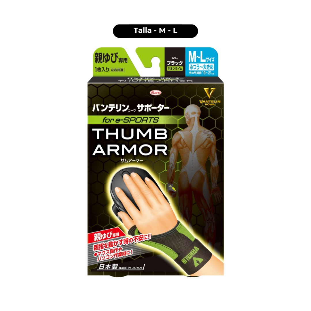 Imagen del Packaging de Thumb Armor Vantelin talla M/L