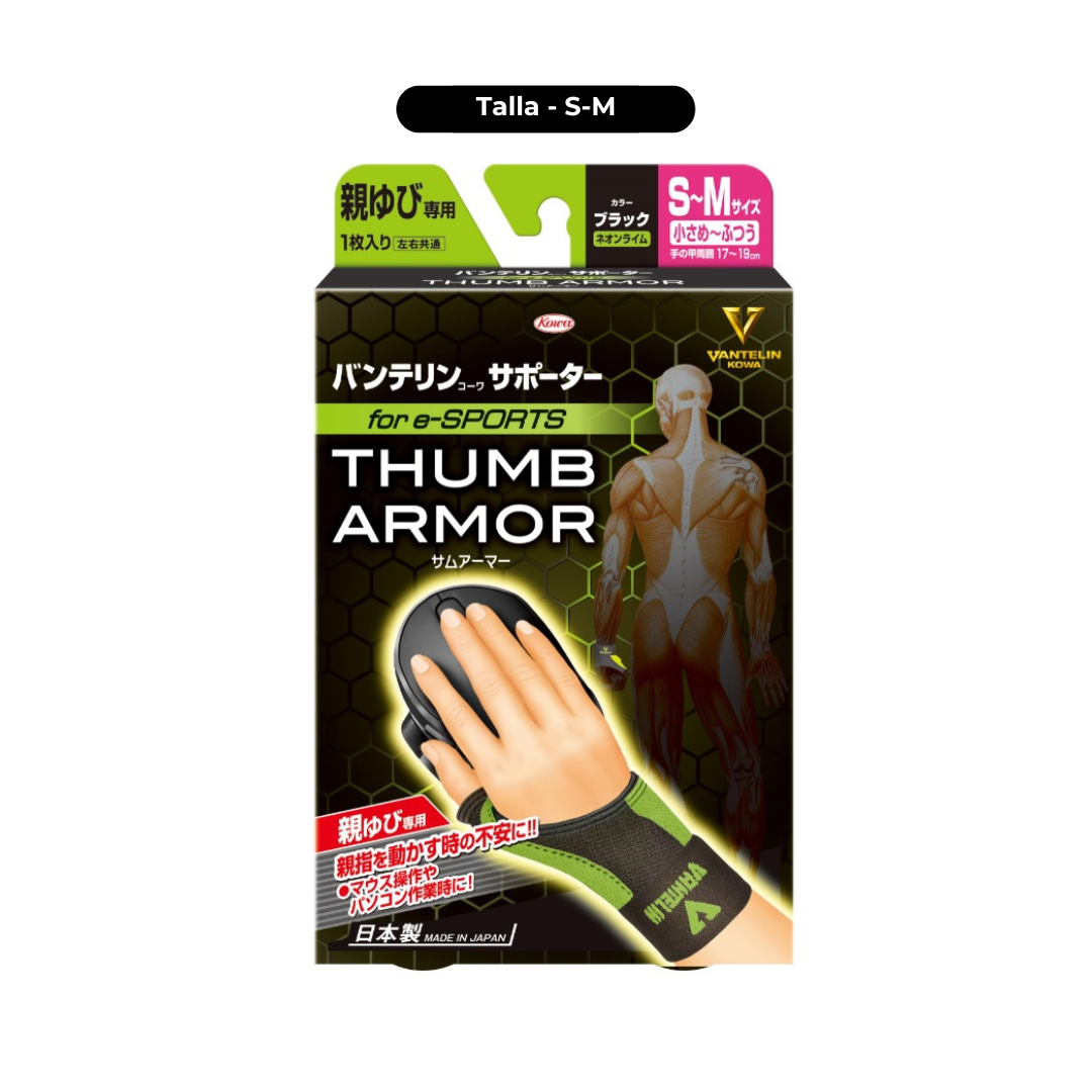Imagen del Packaging de Thumb Armor Vantelin talla S/M
