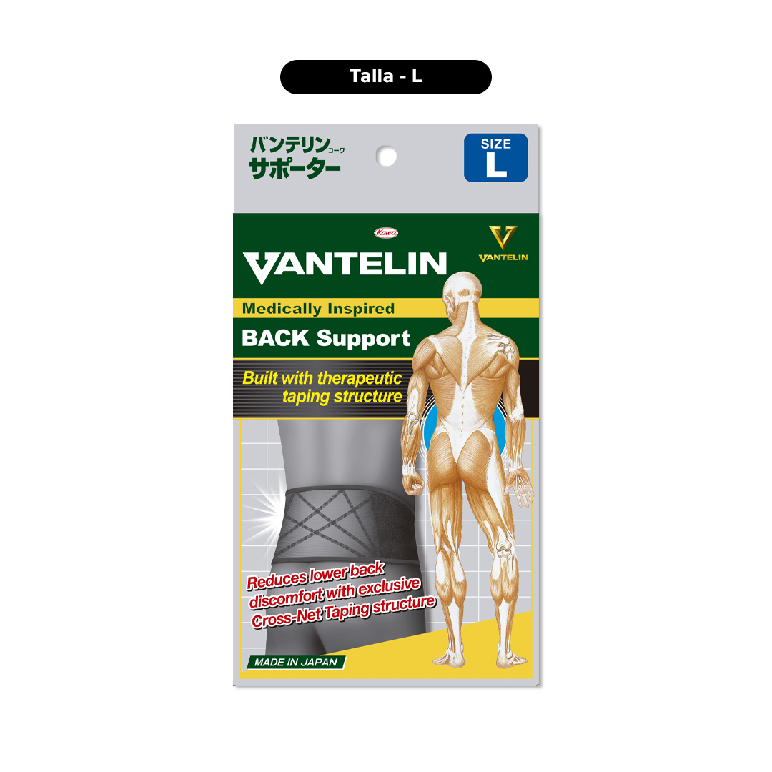 Imagen del Packaging de Faja Lumbar VANTELIN talla L