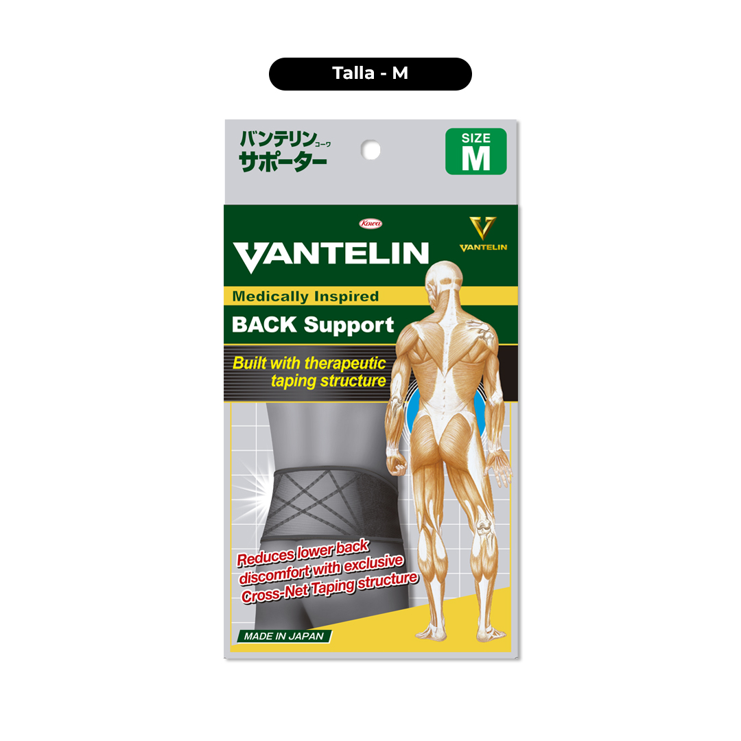 Imagen del Packaging de Faja Lumbar VANTELIN talla M