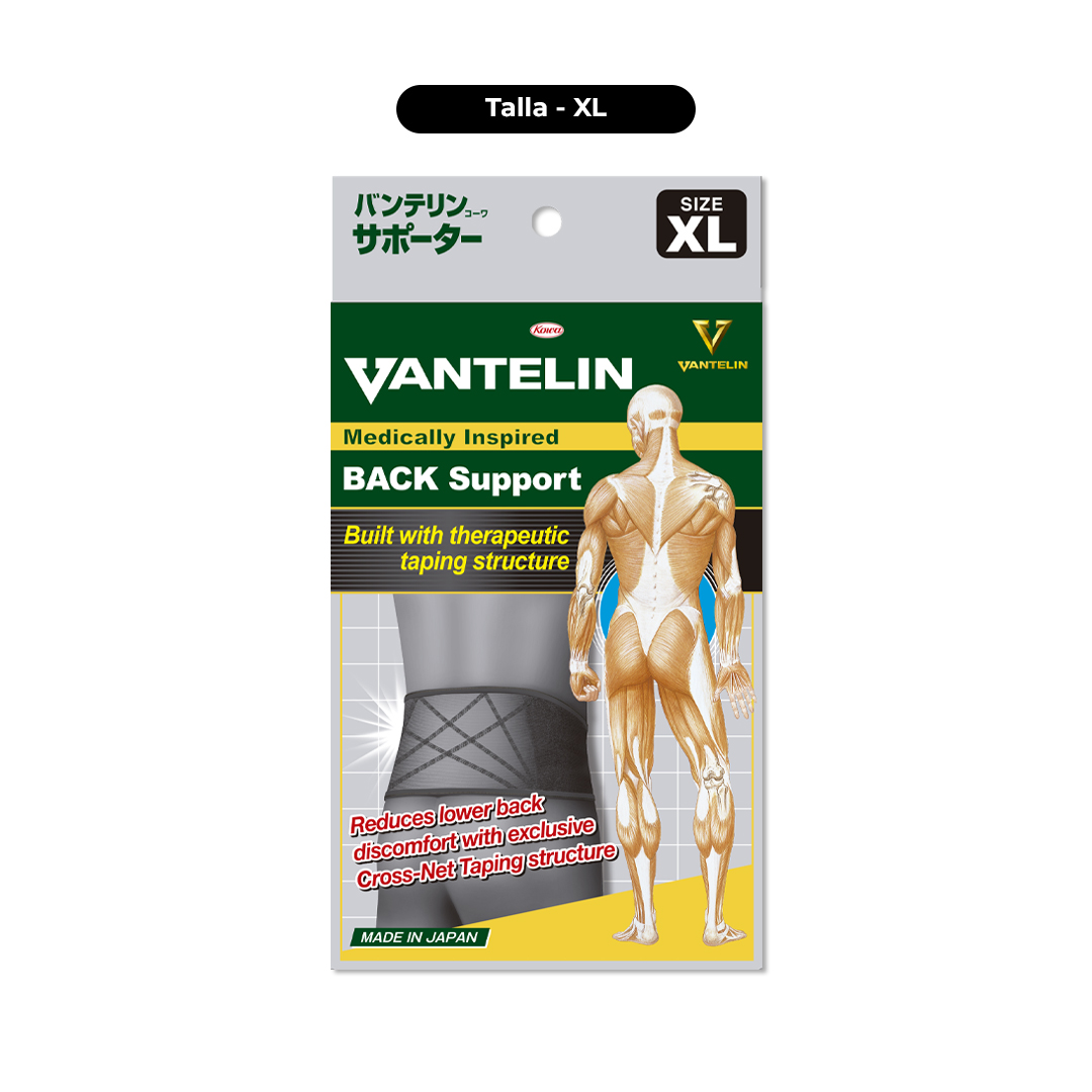 Imagen del Packaging de Faja Lumbar VANTELIN talla XL