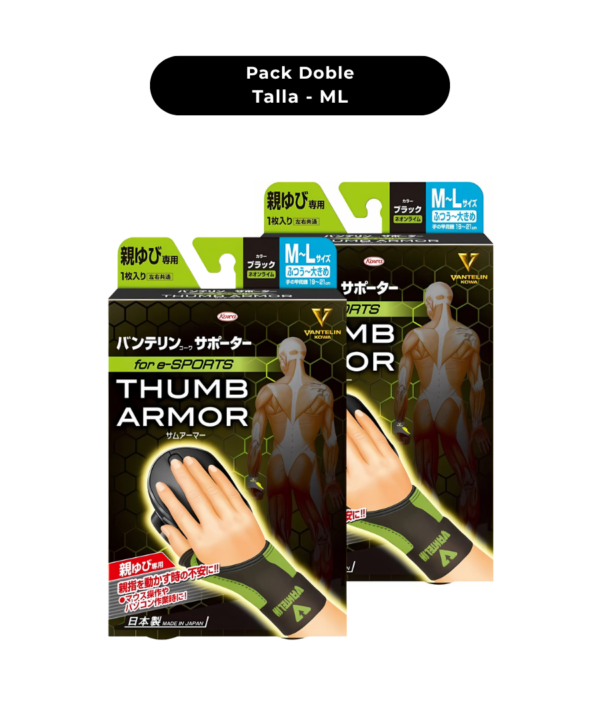 Thumb Armor ML Verde- Pack doble