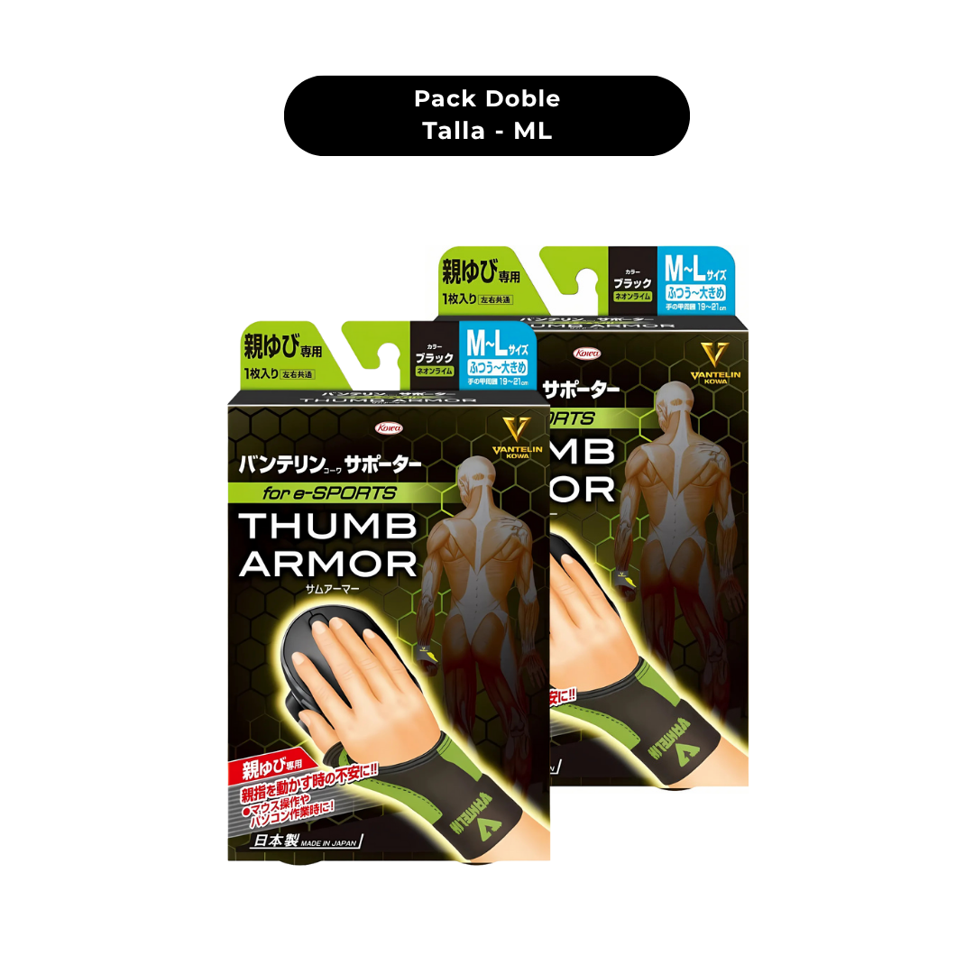 Thumb Armor ML Verde- Pack doble