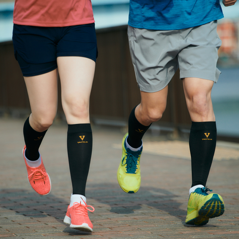 Medias de Compresión para piernas - En uso